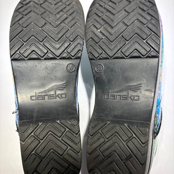 Dansko Professional Clog with a Speckled or Paint Splatter Pattern Sz 8.5./39 - Picture 6 of 9